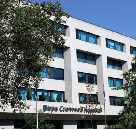 The BUPA Cromwell Hospital, where the Capital Orthopaedics & Sports Medicine clinic is located