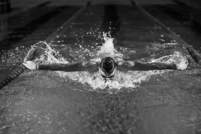 Athlete Swimming