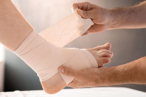treatment for ankle tear