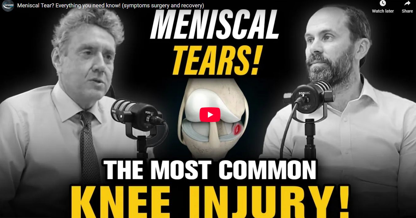 Meniscal Tear? Everything you need know! (Complete Physio Podcast)